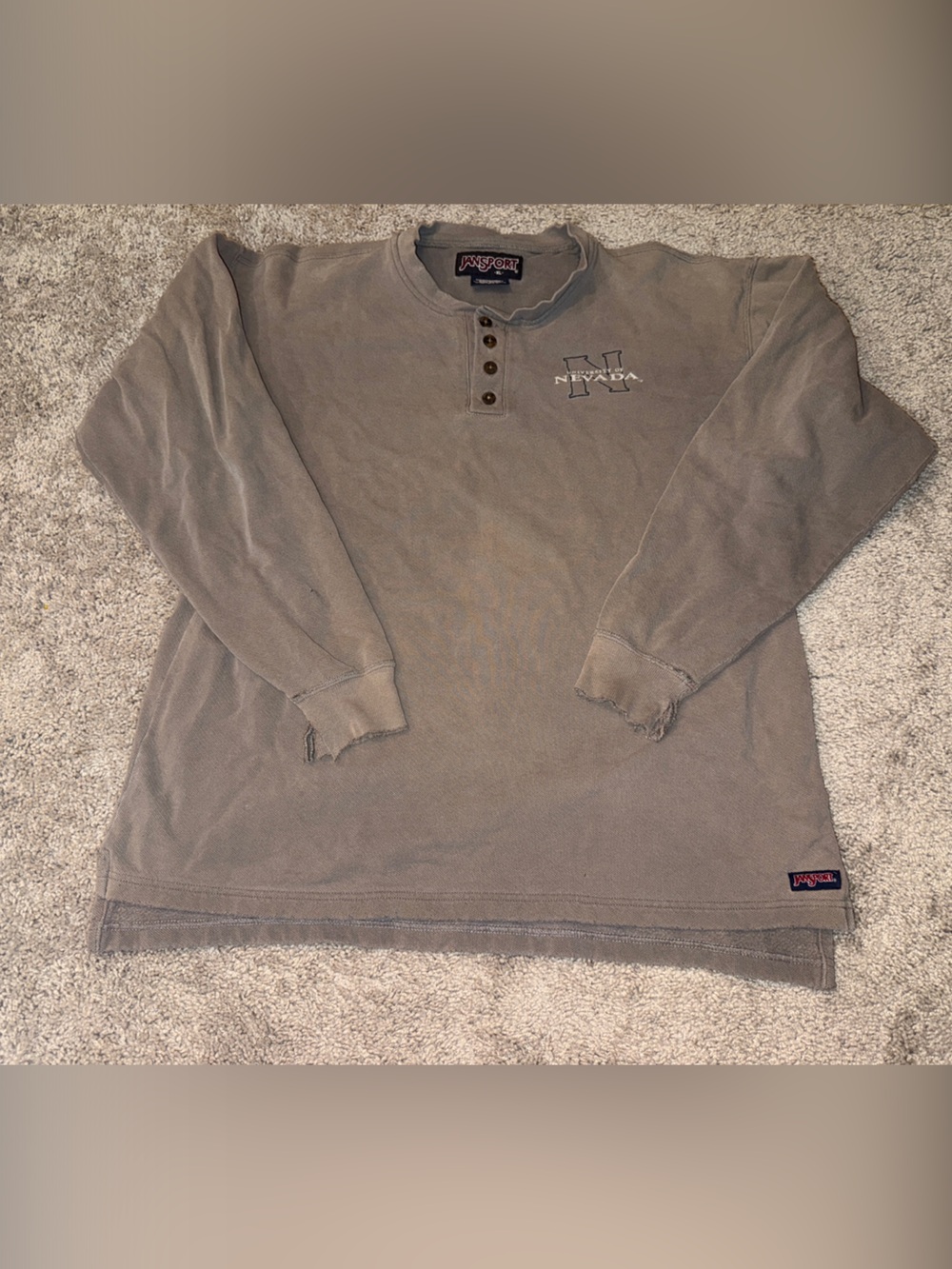 Vintage 1996 Nevada University Button Crewneck